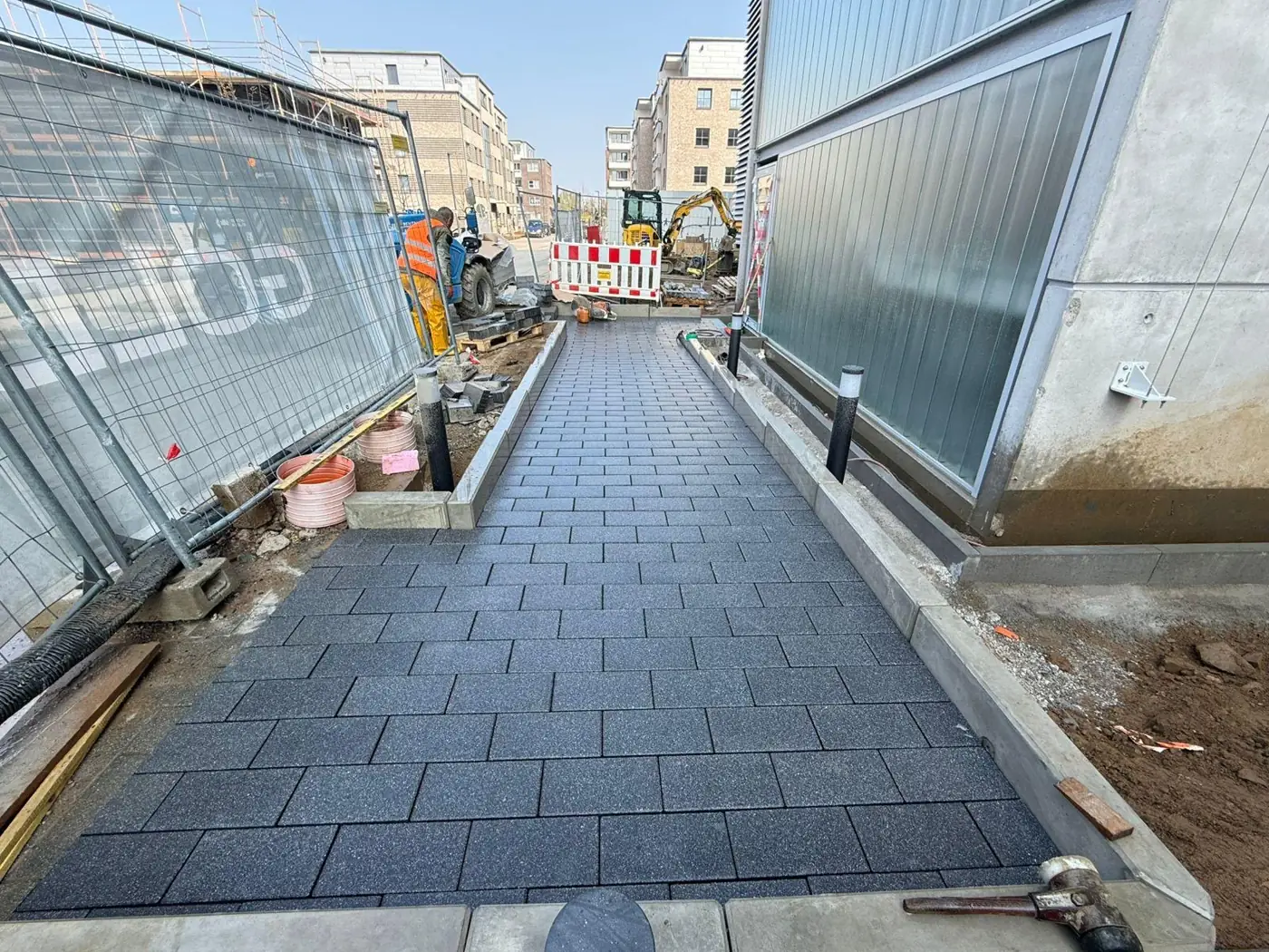 Hofpflasterung Neubau – Maintal